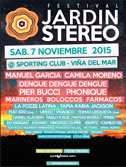 Afiche Final Jardín Stéreo 2015