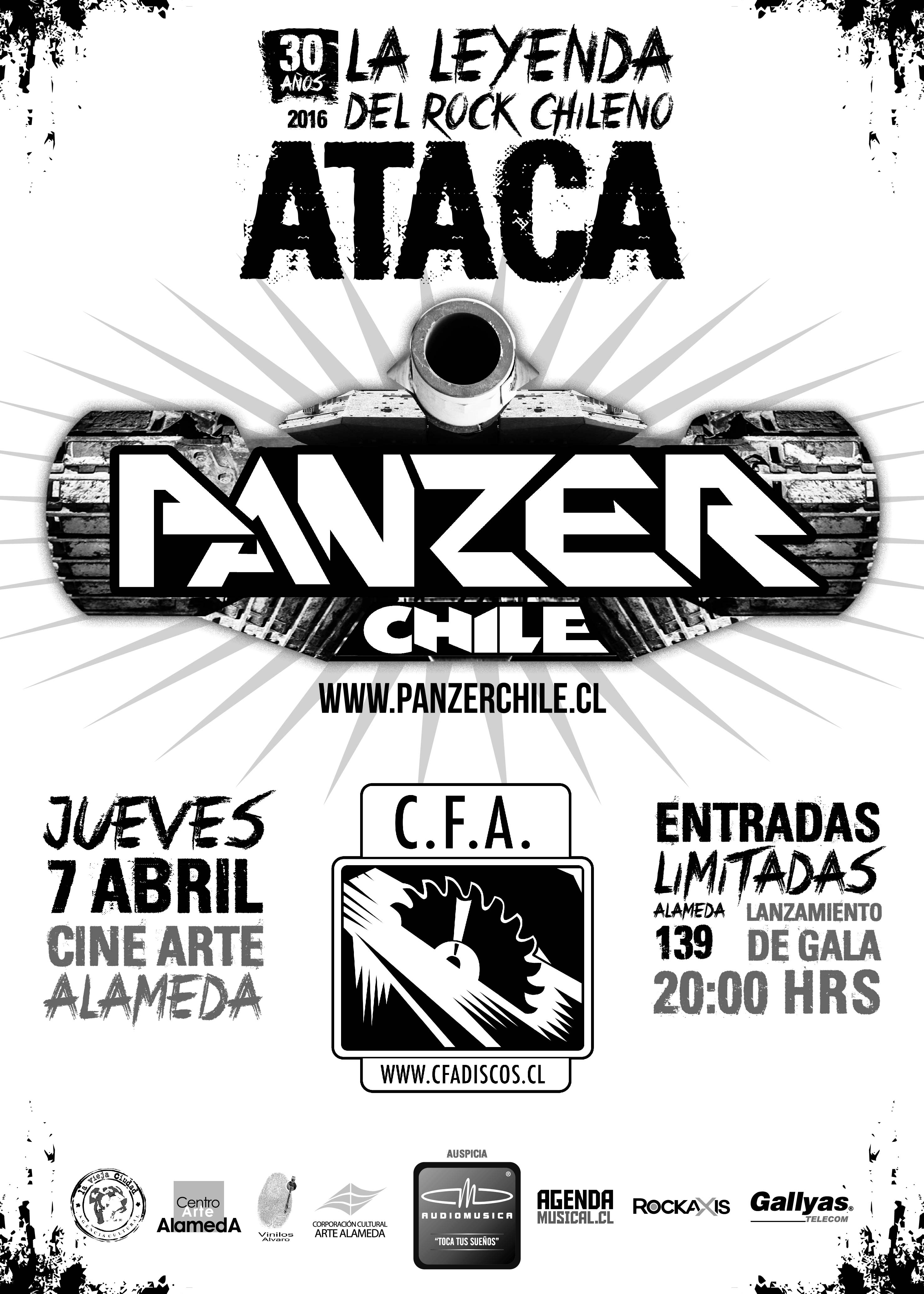 PANZER TIERRA DE METALES AFICHE LANZAMIENTO